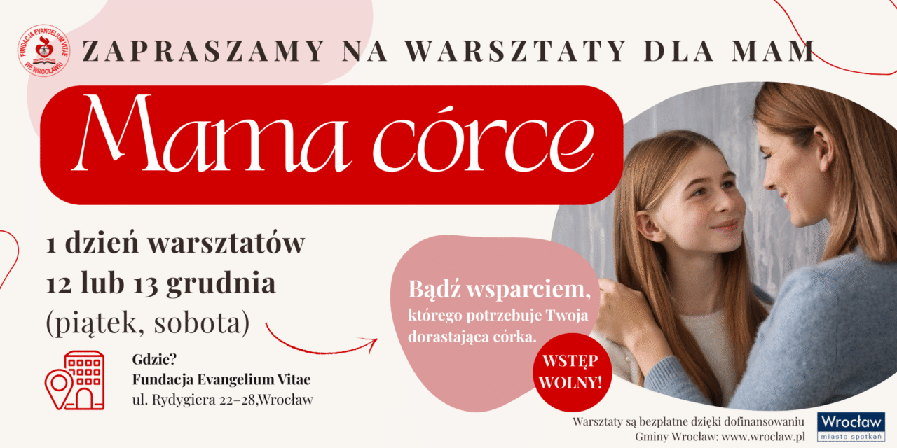 Zapraszamy na warsztaty dla mam 🌸 „Mama córce”